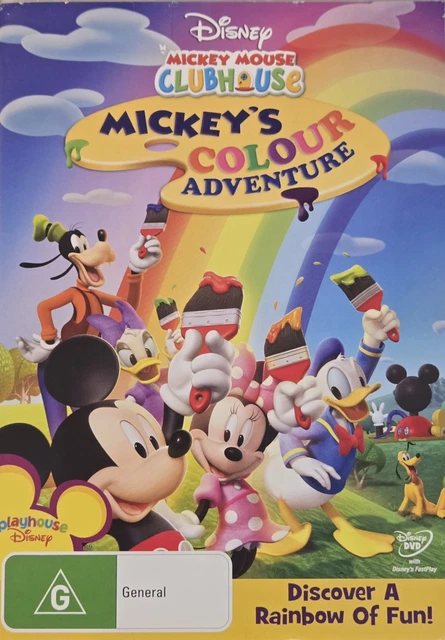 MICKEY MOUSE CLUBHOUSE-MICKEY'S Colour Adventure DVD (Region 4, 2007 ...