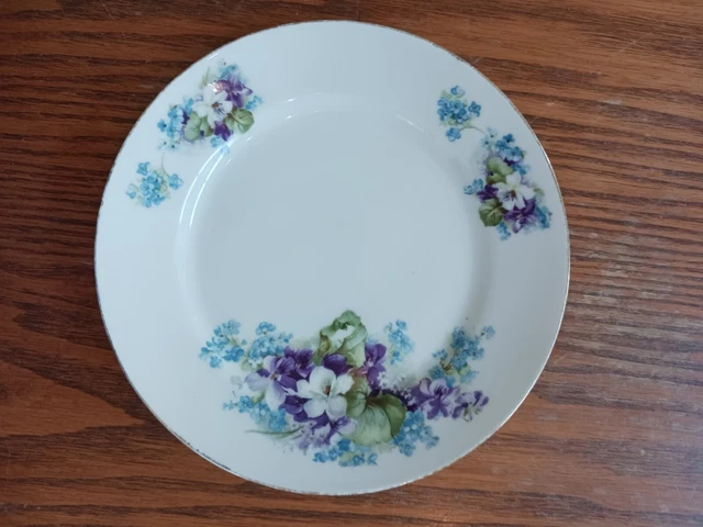 Koenigszelt Silesia Germany Floral plate