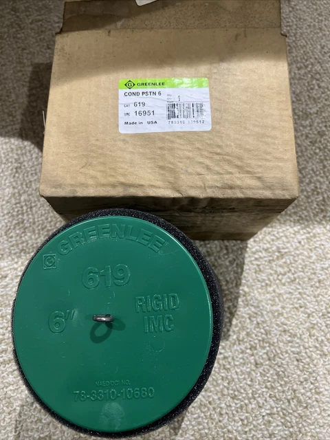 Greenlee 619 Conduit Piston, 6" 619 16951
