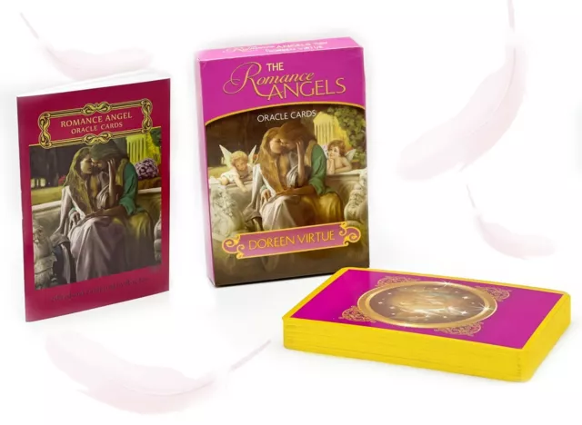 The Romance Angels Oracle Deck: 44 Oracle Cards & Guidebook; Doreen Virtue NEW