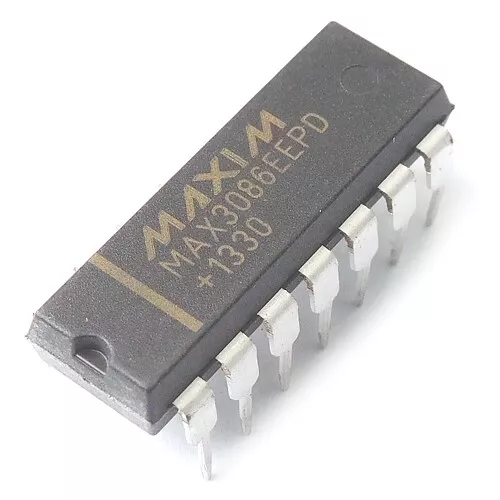 [4pcs] MAX3086EEPD Transceiver RS-485 RS-422 DIP14