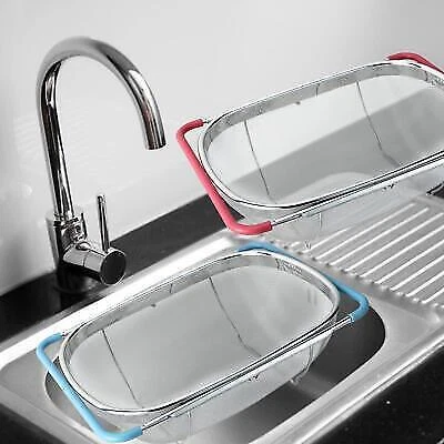 Cesto collant a rete fine regolabile su lavandino - colino ovale per cucina