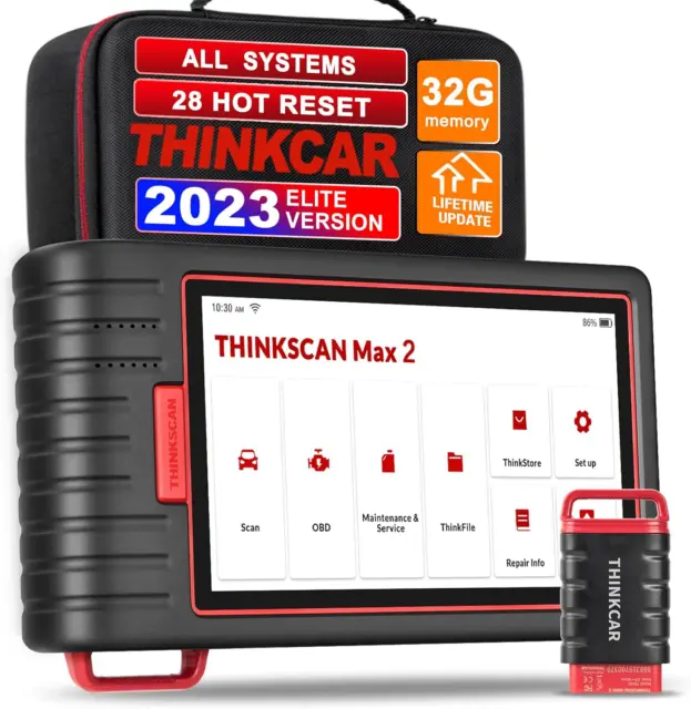 Thinkcar Autodiagnosewerkzeug, Thinkscan Max2 All System Kfz-Scanwerkzeug, OBD2