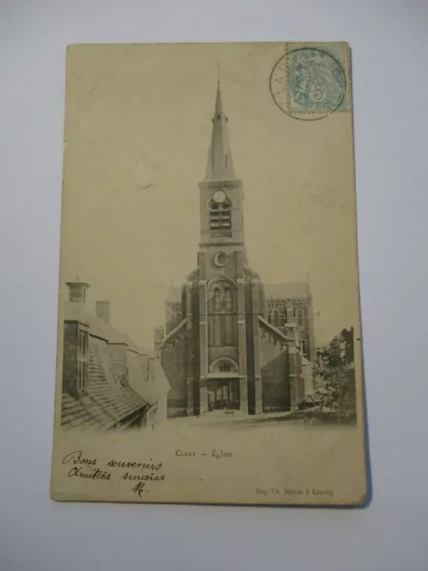 Cpa Nord 59 Clary L'eglise
