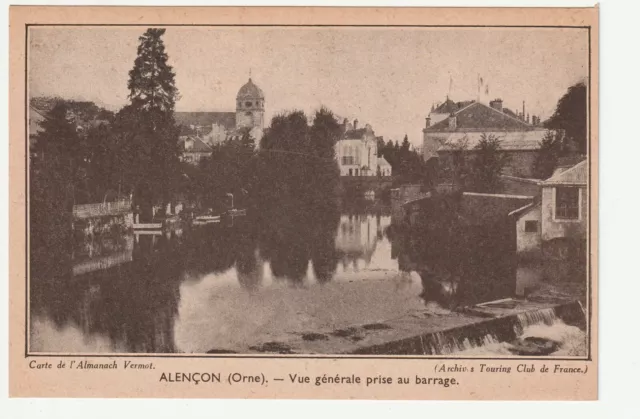 ALENCON - Orne - CPA 61 - vue prise au Barrage