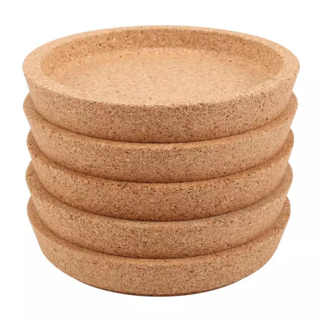 5 Pcs Cork Coaster for Beverage Coasters, Heat-Resistant Water Reusable2813