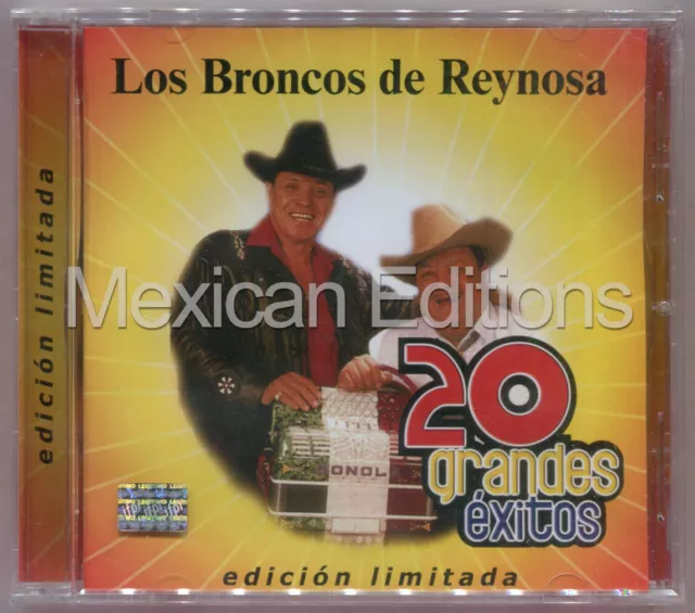 Los Broncos De Reynosa 20 Grandes Exitos Mexican Edition CD