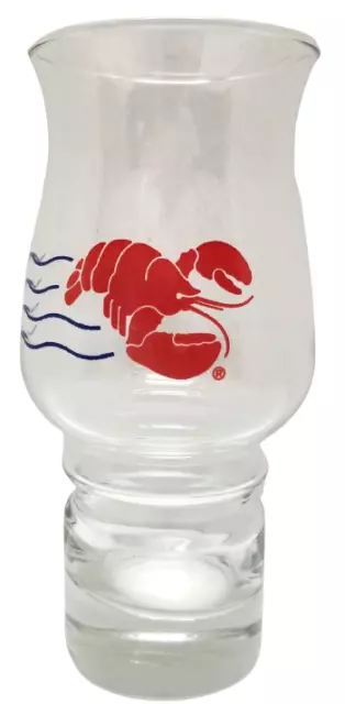 Vintage Red Lobster Pilsner Beer Hurricane Glass Collectible Drinking