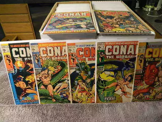 1970 MARVEL Comics CONAN THE BARBARIAN (Vol 1) #1-252  KING CONAN #1-55 You Pick