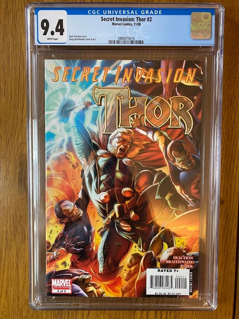 Secret Invasion Thor No.2 CGC 9.4 Marvel Comics