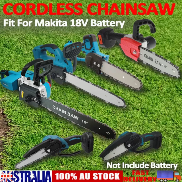 Cordless Electric 4-16 INCH Chainsaw Cutting Saw Wood Saw For Makita 18V Battery