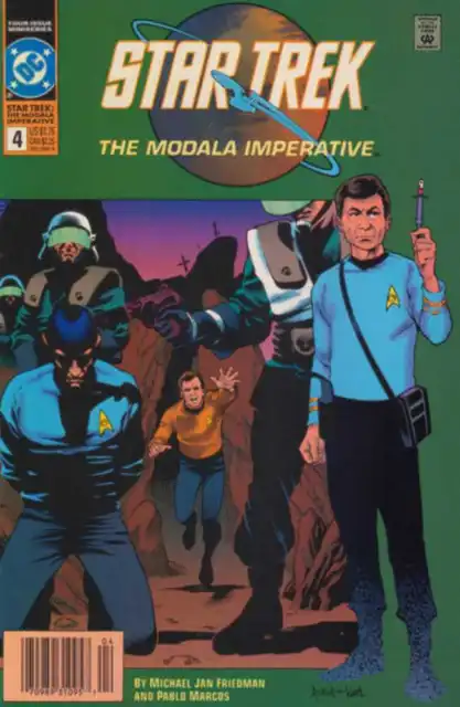 Star Trek: The Modala Imperative #4 Newsstand Cover (1991) DC Comics