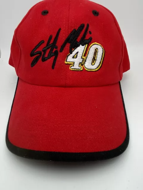 Target #40 Racing Hat Sterling Marlin Falcon Headwear Vintage 2001 Red White Cap