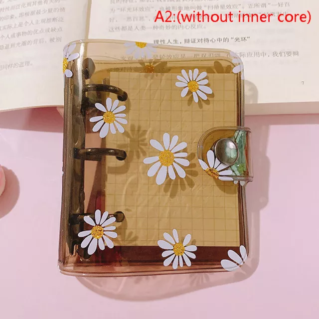 Mini 3 Hole Daisy Binder Note Planner Organizer Notebook Journal Diary Ring