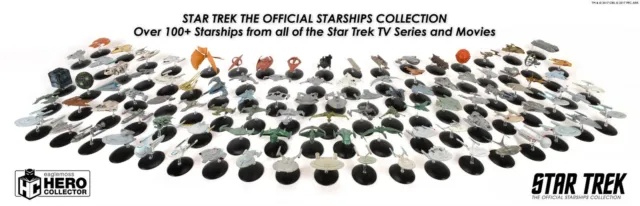 Eaglemoss STAR TREK SHIP Official Starships Collection Die-cast Model Figure