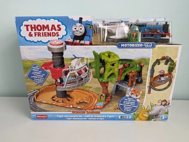 Sodor Adventure Set THOMAS & FRIENDS Sodor Safari Tiger Adventure Motorised Train Set. BNIB ...
