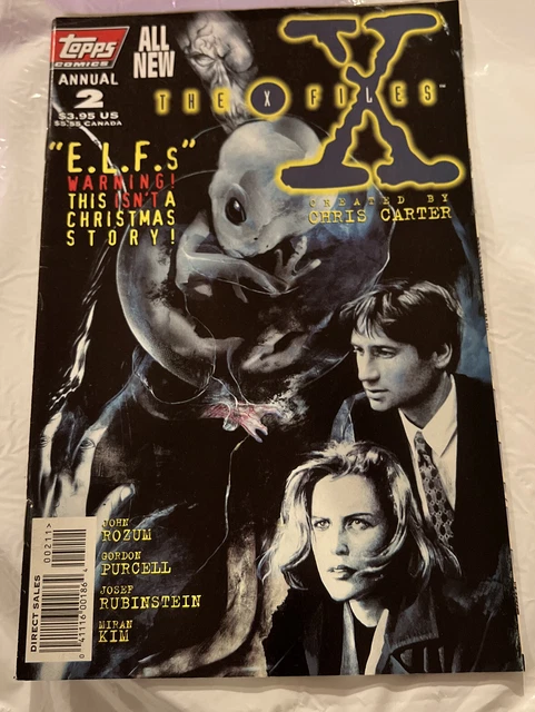 X Files annual volume 1 number 2. Rare. 1996. Vintage. Topps Comics.
