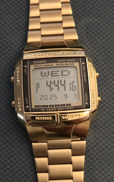 MENS CASIO DB-200 Databank Vintage Digital Watch Mod. 502