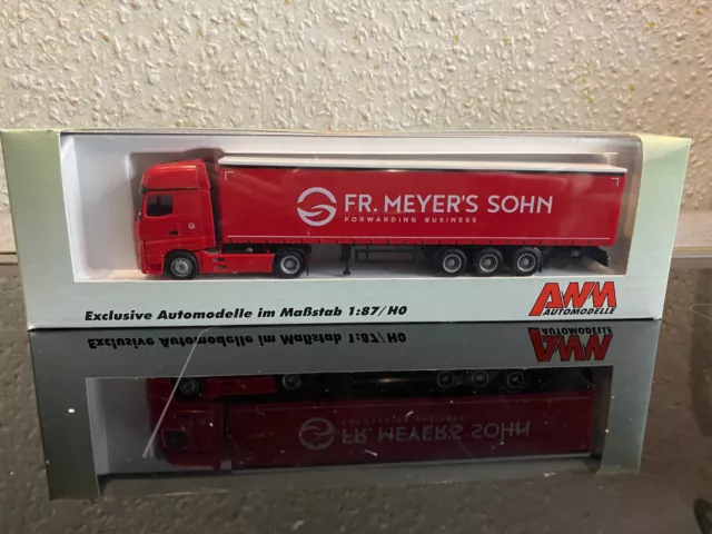 AWM MB Actros MP4 Gigaspace Planensattelzug FR.Meyer's Sohn Hamburg