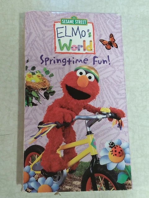 ELMO'S WORLD SPRINGTIME Fun VHS Tape Sesame Street EUR 12,91 - PicClick FR