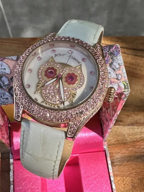 Betsey johnson owl discount watch