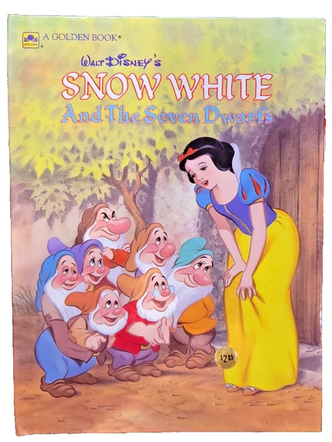 GOLDEN BOOK WALT Disneys Snow White and the Seven Dwarfs Dwarves book ...