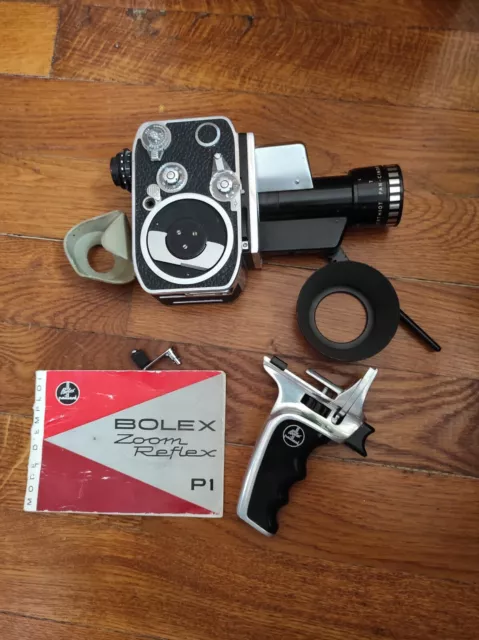 BOLEX PAILLARD P1 ZOOM REFLEX 8mm film caméra