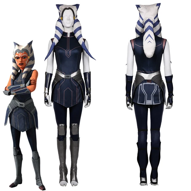 STRAR WARRS THE Clone Wars Ahsoka Tano Cosplay Costume Outfit Halloween