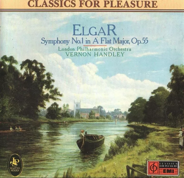 Elgar - Symphonie Nr. 1 in flacher Dur, Op.55 (CD 1988) Handley; London Phil Orch