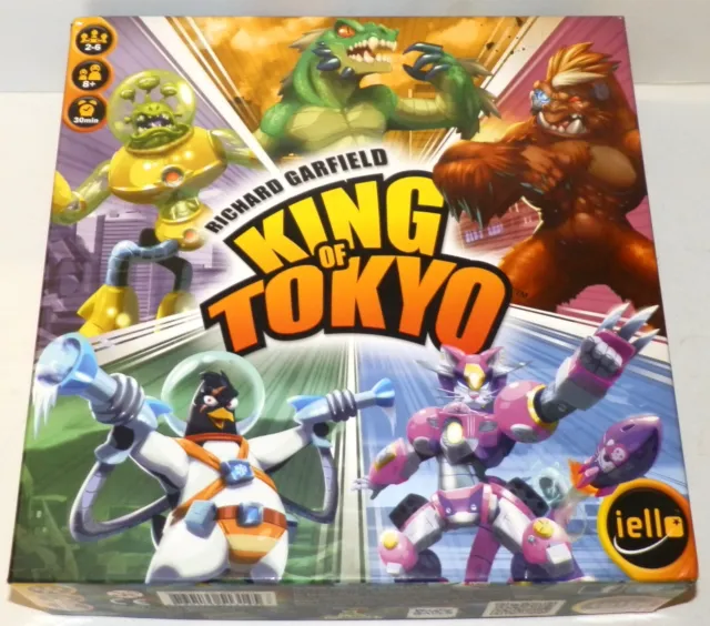 Richard Garfield King Of Tokyo Board Game - Complete - Very Good Condition