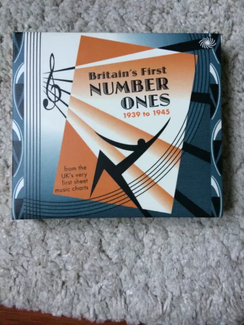 BRITAIN'S FIRST NUMBER ONES 1939 TO 1945 3 x CD WAR WW2 FRANK SINATRA DAY THE VG