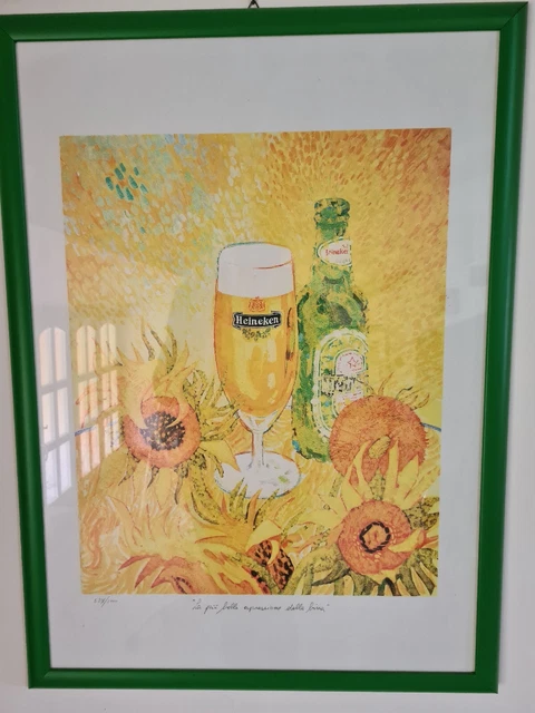 Litografia La Più Bella Espressione Della Birra