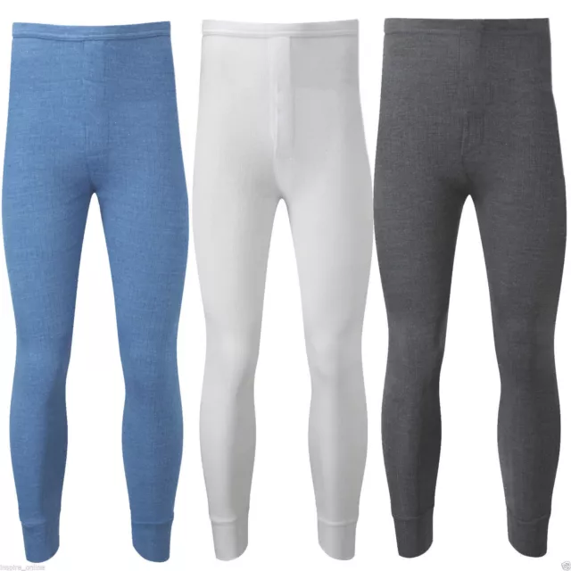 MENS LONG JOHNS Thermal Pants Warm Underwear Baselayer Base Layer Thermals  £5.69 - PicClick UK