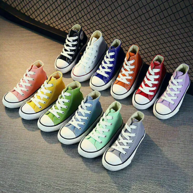 Boys Girls Converse All Star Chuck Taylor Trainers Shoes Kids Canvas Shoes UK