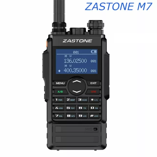 Zastone M7 Walkie Talkies Dual Band UHF400-480MHz/VHF136-174 MHz Zwei-Wege-Radio