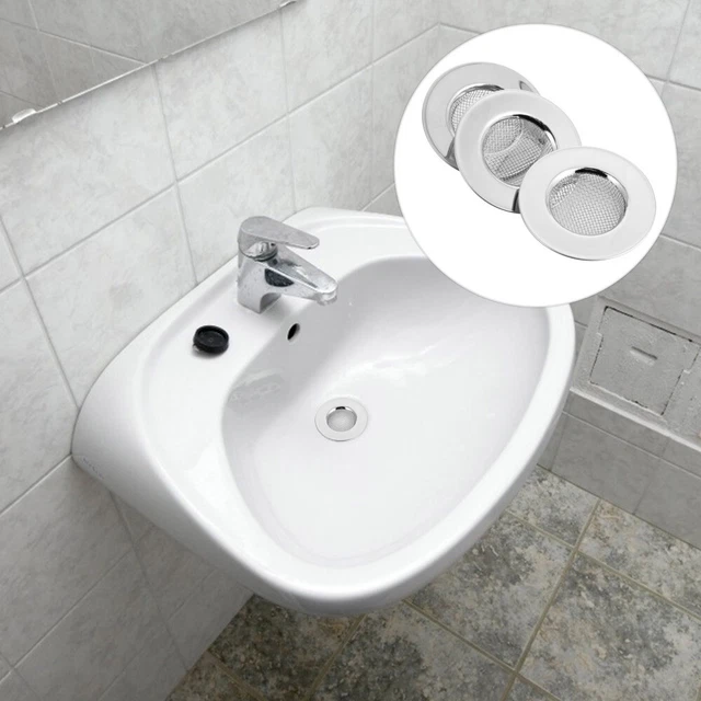 Tamiz de lavabo de acero inoxidable cubierta de desagüe de bañera cesta