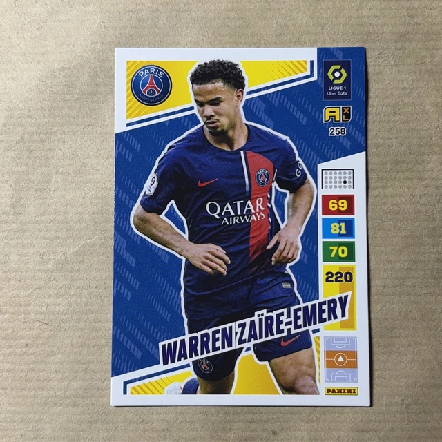 Panini Warren Zaïre Emery Rising Star Adrenalyn XL Fifa 365 2023 2024