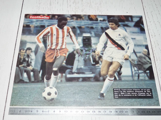 Lot De 10 Vignettes AC Ajaccien – Football 1971/1972 – Éducatifs – Non Panini