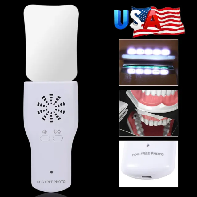 Dental Occlusal Mirror Fog Free LED Intra Oral Photo System Mirror Reflector CE