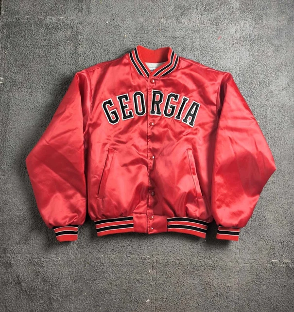 veste Bombers Teddy Jacket Starter Football NFL Vintage L Georgia Bulldogs