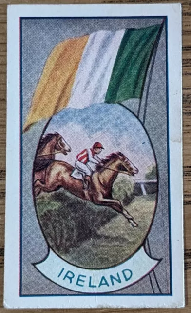 1936 Allen's Confectionery Card - Sports & Flags of Nations #11 Ireland