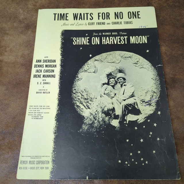 time-waits-for-no-one-by-friend-tobias-vintage-sheet-music-1944-remick