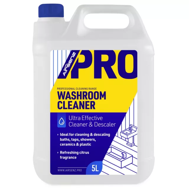 AIRSENZ Professional Washroom Toilet Cleaner & Descaler | Fresh Citrus Fragrance