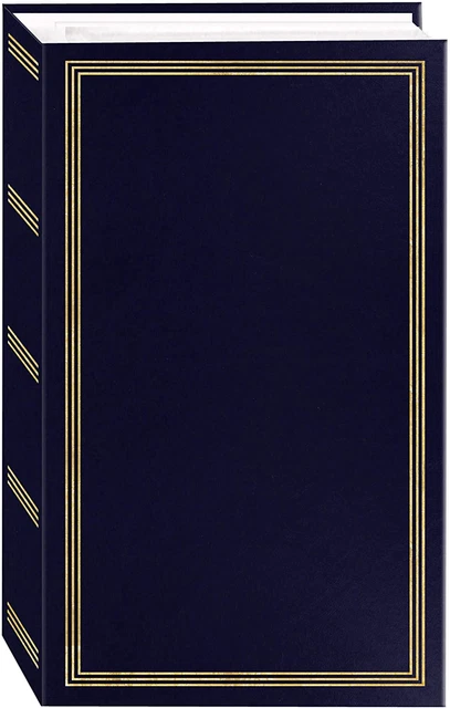 Photo Albums  Navy Blue Photo Album 504 Pockets 4"X6 Solid NEW