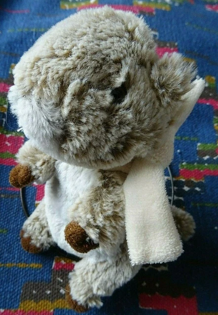 Hb3/ Doudou Peluche Marmotte Rodadou Marron Blanc Chine Carroz 20 Cm Ttbe