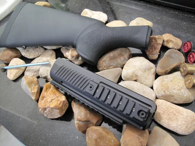 Fits Remington 870 Hogue Shotgun Stock + Milled Tactical Picatinny Forend