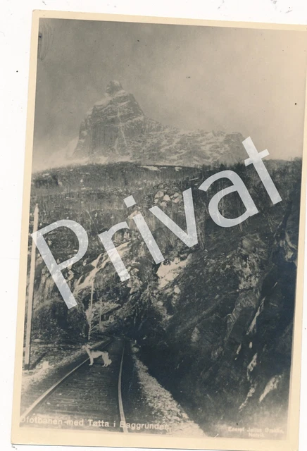 FOTO WK 2 Panorama Rombaksötta Narvik Bahngleis Norwegen 1940 M1.60 EUR ...