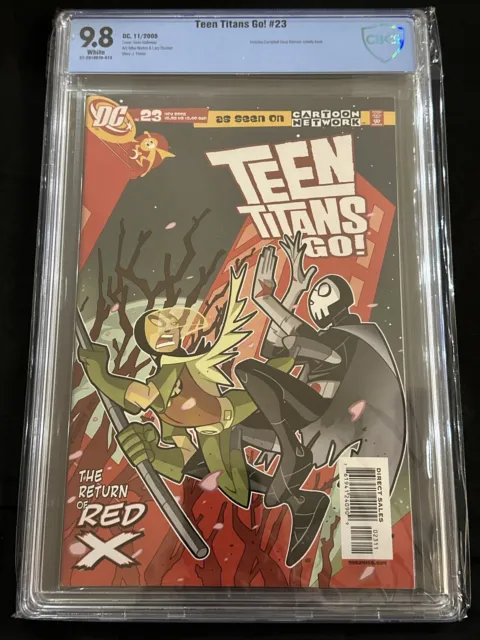 TEEN TITANS GO! #23 (2005) CBCS 9.8 WHITE ~ 1st Appearance of Red X ~ DC KEY!!!