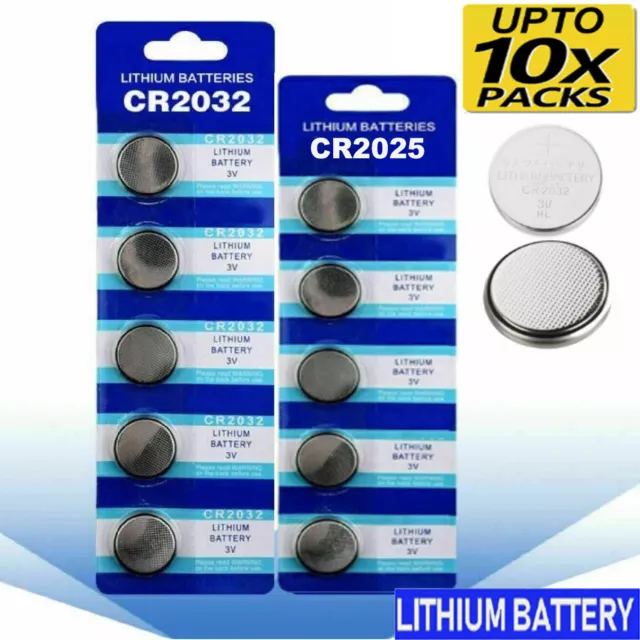 CR2032 Lithium 3V Battery Electronic Coin Cell Button for Calculators 5/10PCS AU