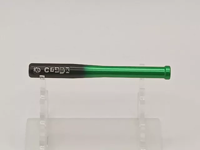 Miniatur Baseballschläger von KD-Germany "CRANK" schwarz/grün